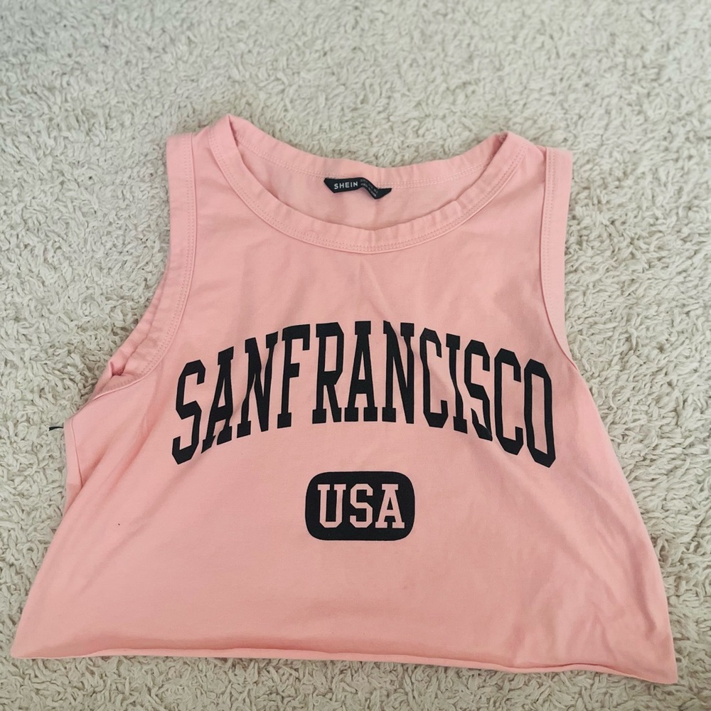 Two cute airy crop tank tops